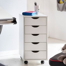 Rollcontainer Weiß mit