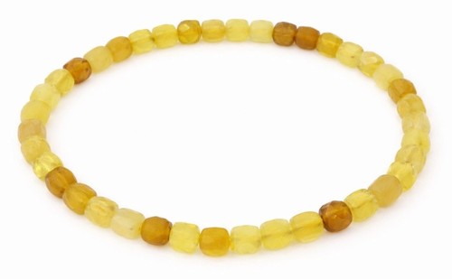 Opal gelb stretch - stretch, edelstein