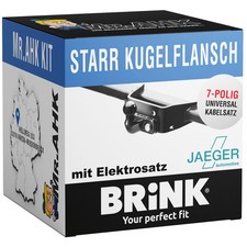 Brink Anhängerkupplung starr für Mercedes M-Klasse W163 98-05 7pol Elektrosatz