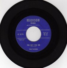 7'' Single USA - Tassels - The Boy for me - MADISON 117 original 1959 GIRL GROUP