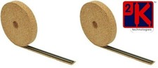 2 X Korkrollen Unterlage Für Gleis 10M Lang X 35Mm Breit X 2Mm Dick - 00 Gauge