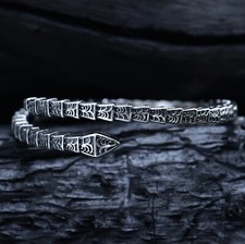 A25 Armspange Armreif Schlange stilisiert geometrisch Sterling Silber 925