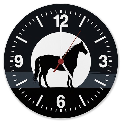 Schwarzes pferd silhouette - schwarzes,