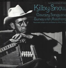 LP Kilby Snow Country Songs And Tunes With Autoharp INSERT NEAR MINT Asch Re