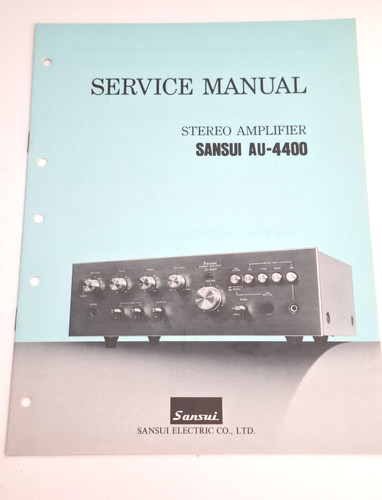 Original service manual sansui - manual,