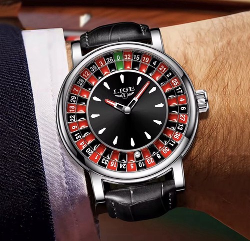 Herren uhr mit roulett casino - herren,
