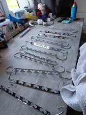 Sparkleiderbügel Metall, 12 x Raumsparbügel Schwarz, Mehrfach Bügel Kleiderbügel