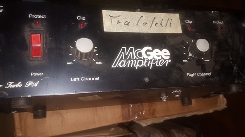 Gee amp endstufe - 80's, mc