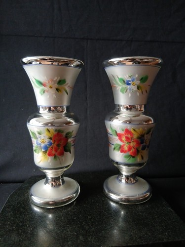 Pärchen bauernsilber vasen - pärchen,