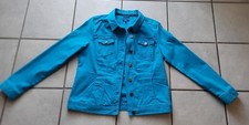 CECIL  Jacke Jeansjacke Hemdkragen zeitlos Knöpfe Taschen türkis NEU