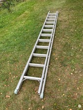 Angebot Seilzugleiter zweiteilig Anlegeleiter Aluleiter.