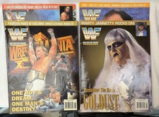Vintage WWF Magazine Lot 4