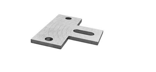 Kreuzverbinder flach 5mm aus