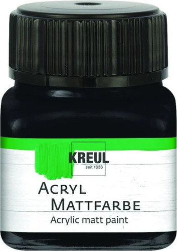 Kreul acryl mattfarbe schwarz - acryl,