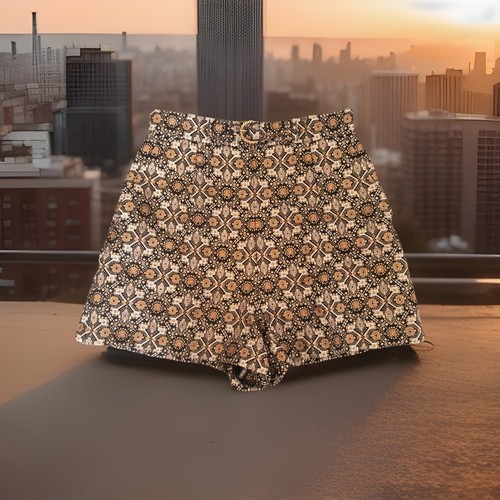 Ayana metallic jacquard shorts - ayana,