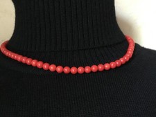 Antike Halskette Murano Glasperlen rot in sehr gutem Zustand.