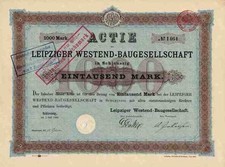 Leipziger Westend Bau 1888
