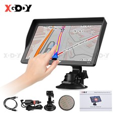 XGODY 9'' LKW PKW GPS Navigationsgerät Auto Navi EU Karte Wohnmobile POI Blitzer