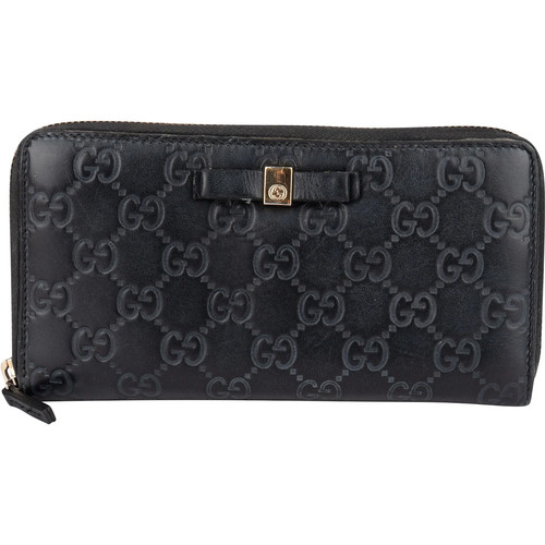 Gucci guccissima leather bow - leather,