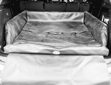 RidgiPad CarPad Schwarz Hunde Transport Körbchen fürs Auto Schwarz 110 x 120