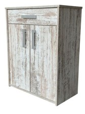 Kommode Rick 2 mit Schublade und 2 Türen 83x34,8x67cm in Canyon White Pine Neu