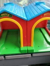  My first Thomas die keine Lokomotive- James+Percy Lokschuppen Haus 2007 