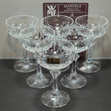 6x Kristallglas-Likörschalen