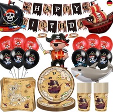 Piraten Geburtstag Deko Set,80
