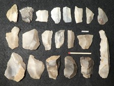 SAMMLUNG STEINZEIT ARTEFAKTE 91mm FEUERSTEIN MESOLITHIKUM ERTEBÖLLE ELLERBEK K