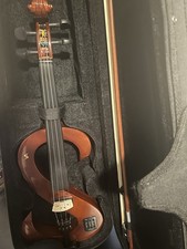 e-Geige, Stagg, 4/4 Silent Violinen Set, rot metallic