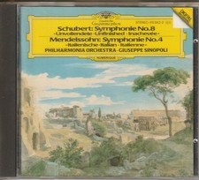 Franz Schubert - Symphonie Nr. 8  / Felix Mendelssohn - Symphony Nr. 4 / DG