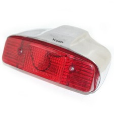 Lambretta Hinter Bremse Lampe Rück Licht Alufelgen Poliert Li 150 Serie 1 2