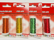 Basteldraht 30m Spanndraht Bindedraht Wickeldraht Blumendraht Draht 0,7mm