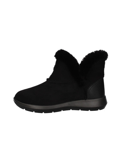 Fellstiefeletten schwarz inblu - fellstiefeletten,