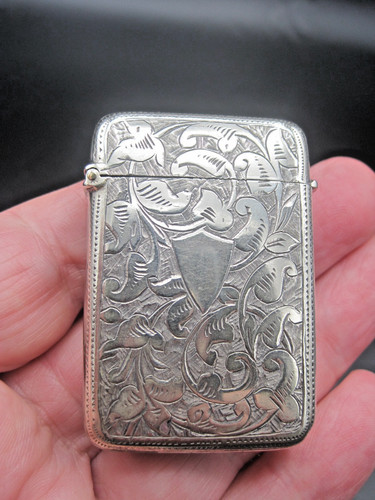 Jugendstil versilbertes vesta - jugendstil,
