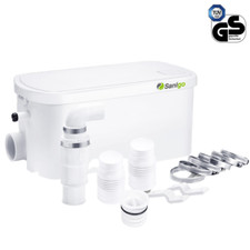 Sanigo Hebeanlage 250W Duschpumpe 100L/Min Abwasserpumpe 8m Waschbecken, Dusche