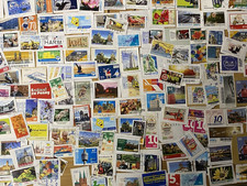 BRD Privatpostmarken  gest./ungestempelt ca 507 Stück NR 0001