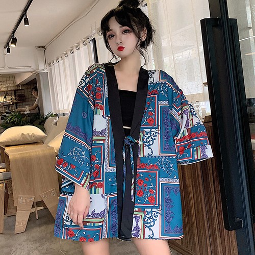 Damen kimono jacke strickjacke - kimono,