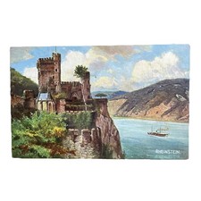 Postkarte AK Burg Rheinstein