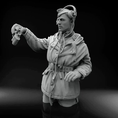 Unpainted resin soldier - 1/16,