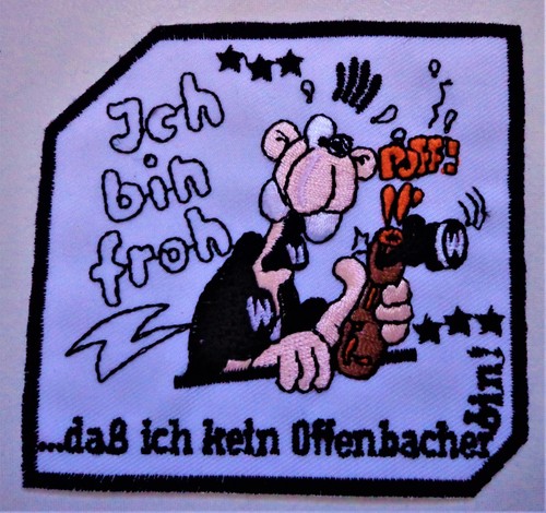 Anti aufnäher ich - f.., +