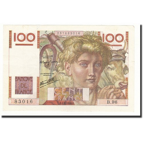 Geldschein frankreich 100 - geldschein,, frankreich,