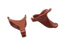 *Playmobil* 2x Sattel braun *Ritterburg 3030, 3123, 3674, 3699, 3887, 3896 4163*