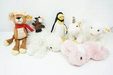 Steiff 7 Tiere im Set, Einhorn, Lamm, Pinguin, Hase, Rentier Lauras Stern, Pferd