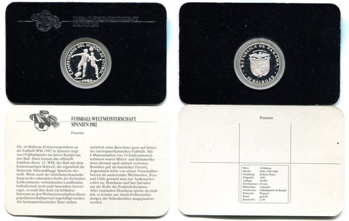 Balboas panama 1982 proof - balboas,