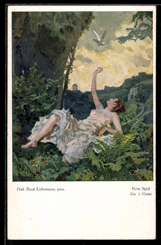 Künstler ernst liebermann - künstler-ak,