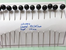 Hutnadeln, alt, schwarze