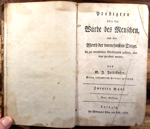 Predigten über die - würde, des
