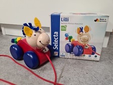 Nachziehtier Nachzieh-Pferd HOLZ Selecta Deutschland Lilli 12cm Pony Spielzeug