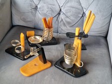 Art Deco Butterscotch Bakelit Schreibtisch Tisch Ständer 30er Jahre Catalin